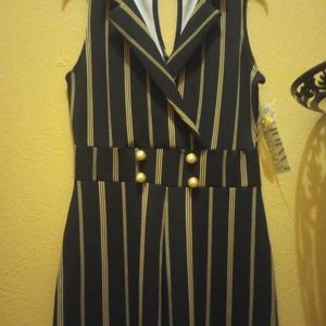 Pinstripe Jumpsuit